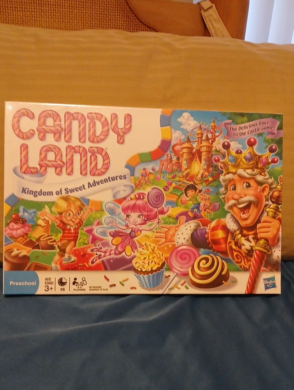 Hasbro Candy Land Board Game Kingdom Of Sweet Adventures NEW- pink, blue, yellow